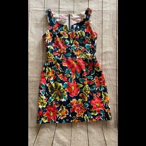 Phoebe Couture floral sleeveless dress